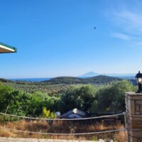 Kaliva Luxury Villa 6 Βεράντα με απρόσκοπτη θέα στη θάλασσα