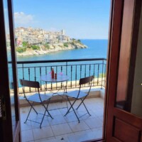 Οld Τown with sea view 15 Μπαλκόνι διαμερίσματος στην Παλιά Πόλη Καβάλας με απίστευτη θέα στη θάλασσα