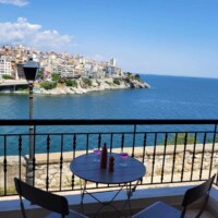 Οld Τown with sea view 8 old town with sea view Μπαλκόνι διαμερίσματος στην Παλιά Πόλη Καβάλας με απίστευτη θέα στη θάλασσα