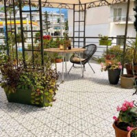 Μπαλκόνι με θέα από το Luxury Apartment Kavala